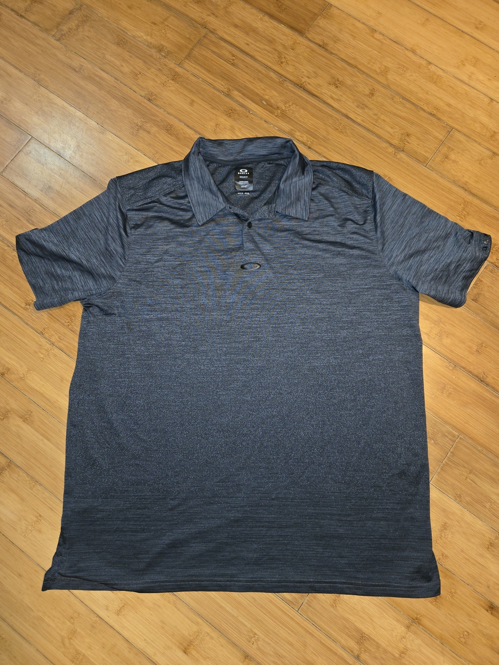 Oakley Golf Polo Shirt Men's 2XL Black Regular Fit Performance Active Athletic